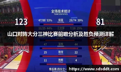 山口对阵大分三神比赛前瞻分析及胜负预测详解